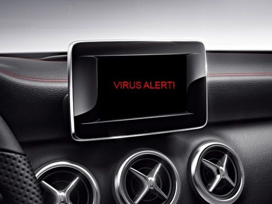 Car Infotainment System Virus Alert