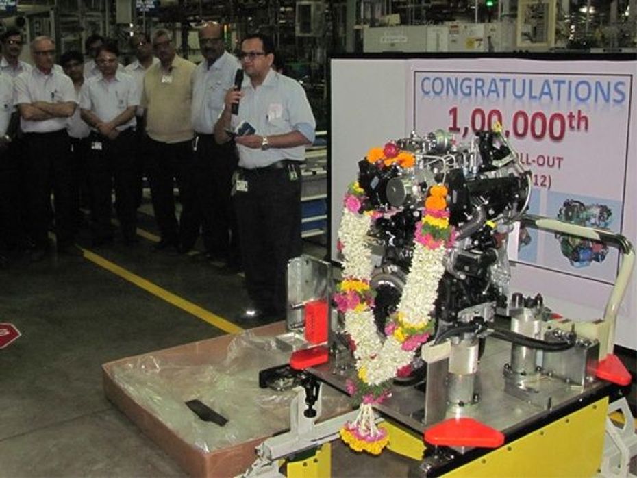 GM India rolls out 100,000th engine from Talegaon facility
