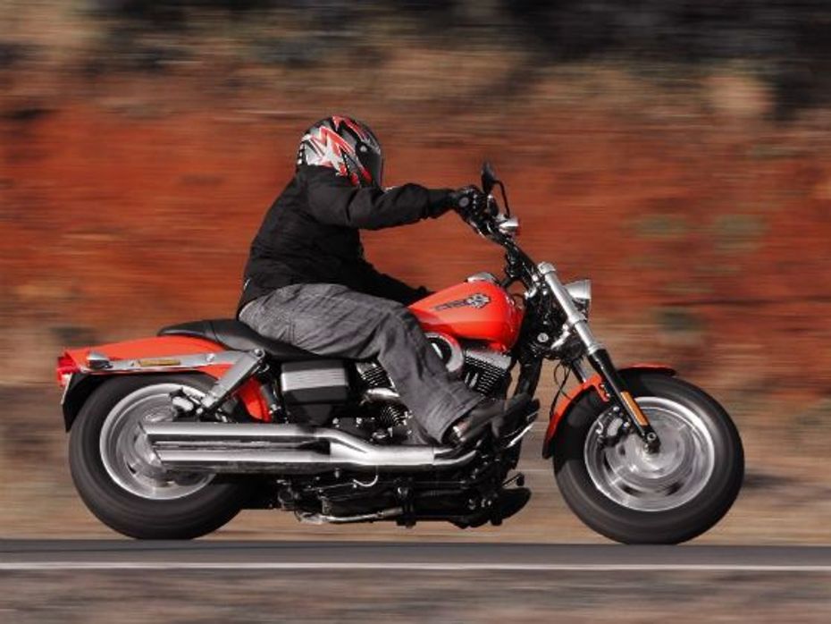 Harley-Davidson Fat Bob in action