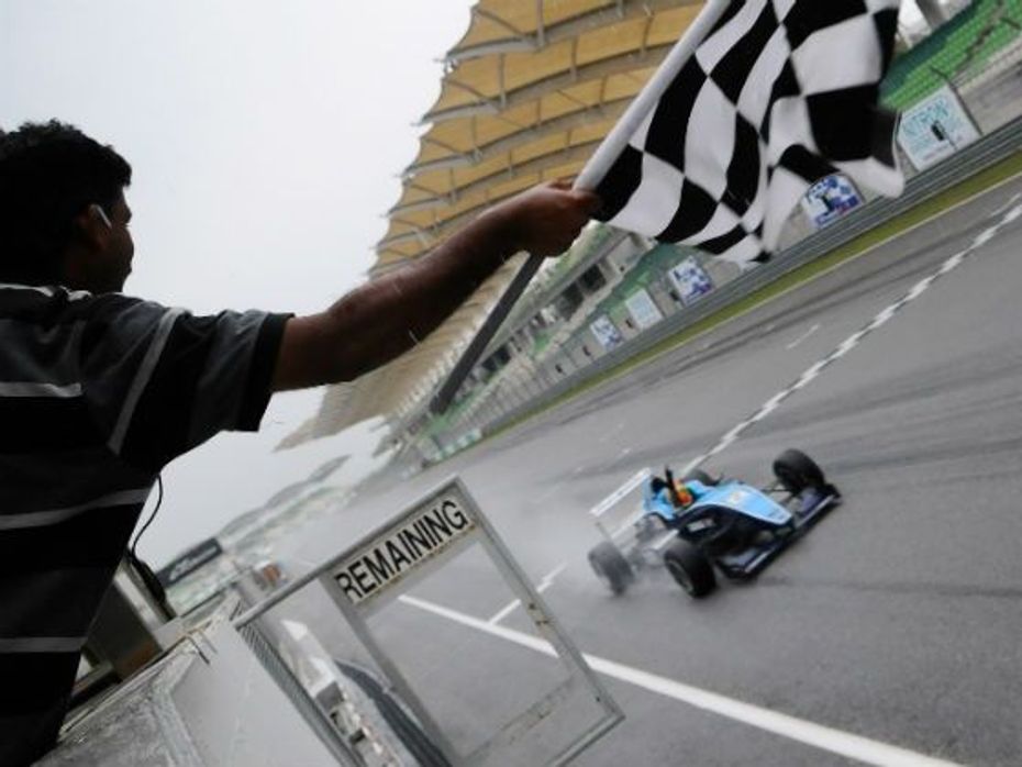 Parth Ghorpade won Race 2 of Round 6 of the Formula Pilota Championship