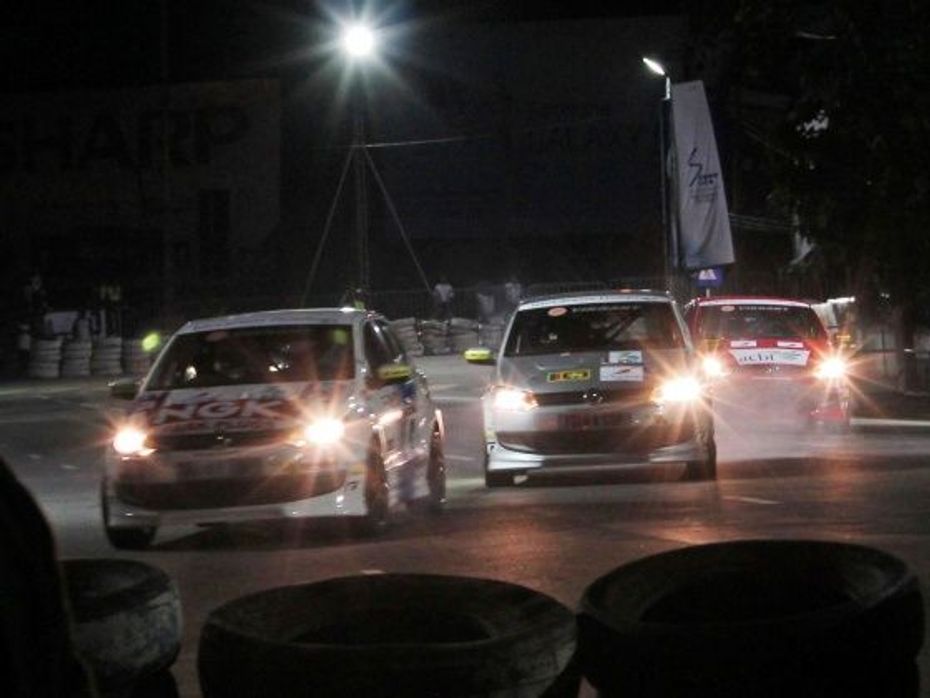 Polo R Cup cars at 2012 Colombo Night Races