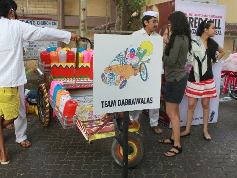 2012 Red Bull Soapbox India winners Dabbawalas