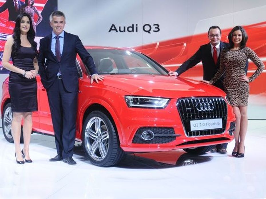 Audi unveils the Q3 for India at Delhi Auto Expo 2012