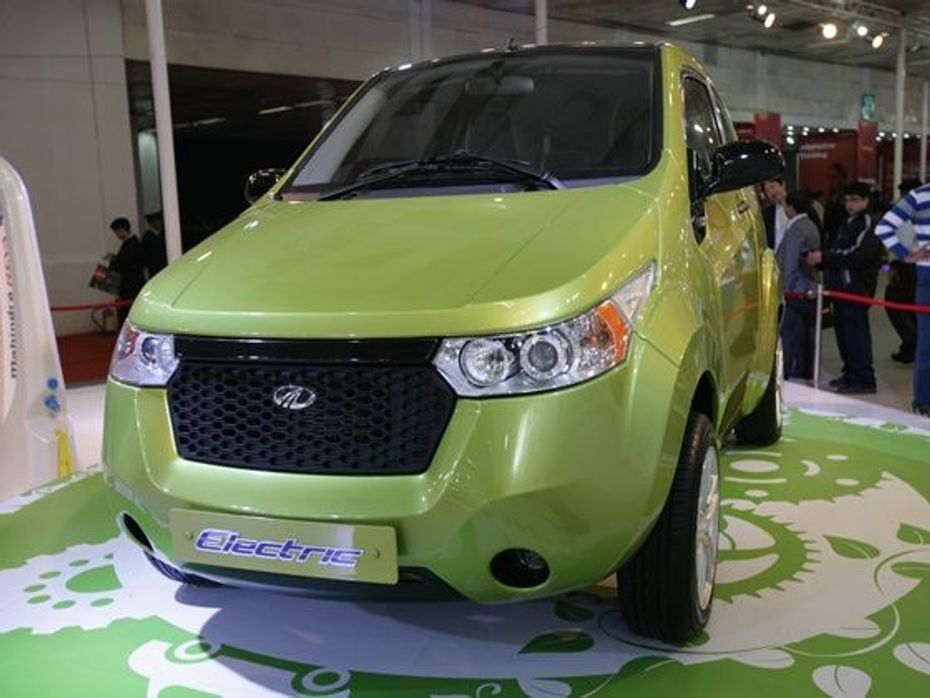 Mahindra REVA at the 2012 Delhi Auto Expo