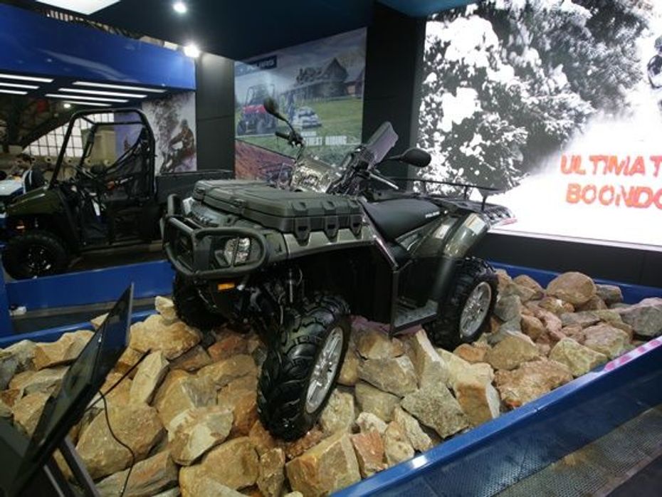 Polaris range on display at 2012 Auto Expo