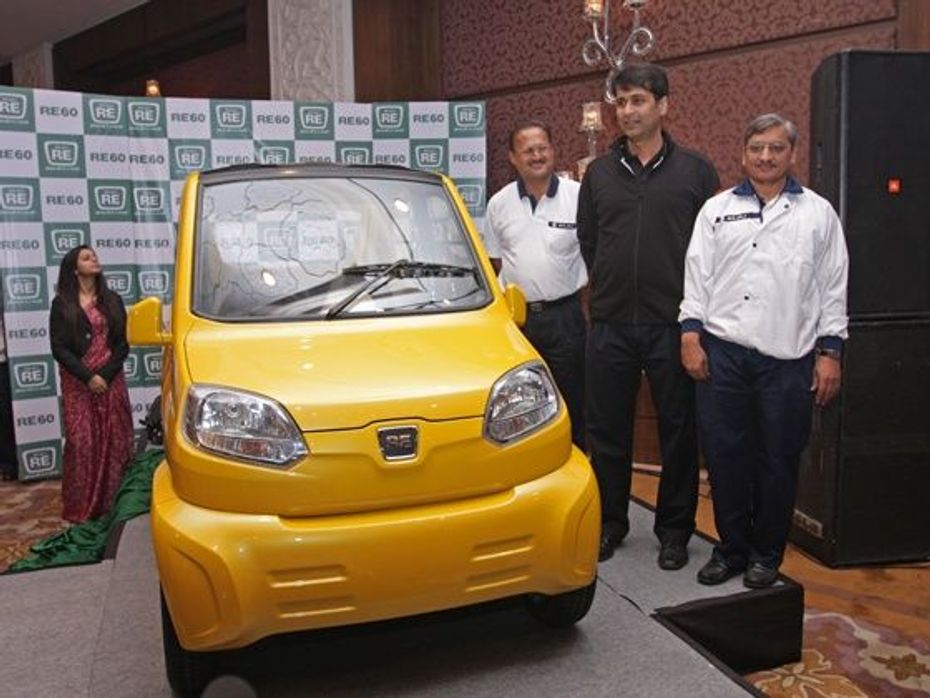 Bajaj RE60 four-wheeler unveil in Delhi