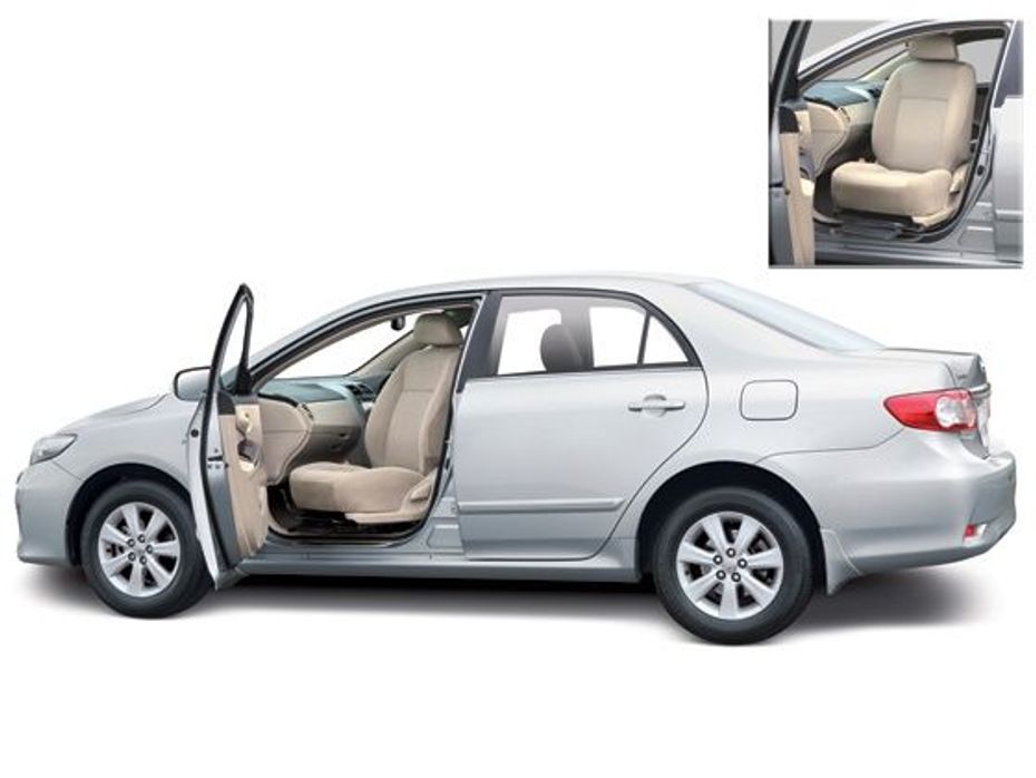 New Toyota Corolla Altis with Easy Seat technology