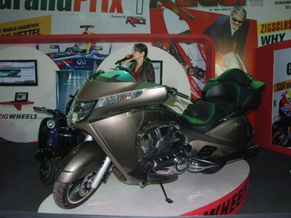 Victory Vision unveiled at ZigWheels stall