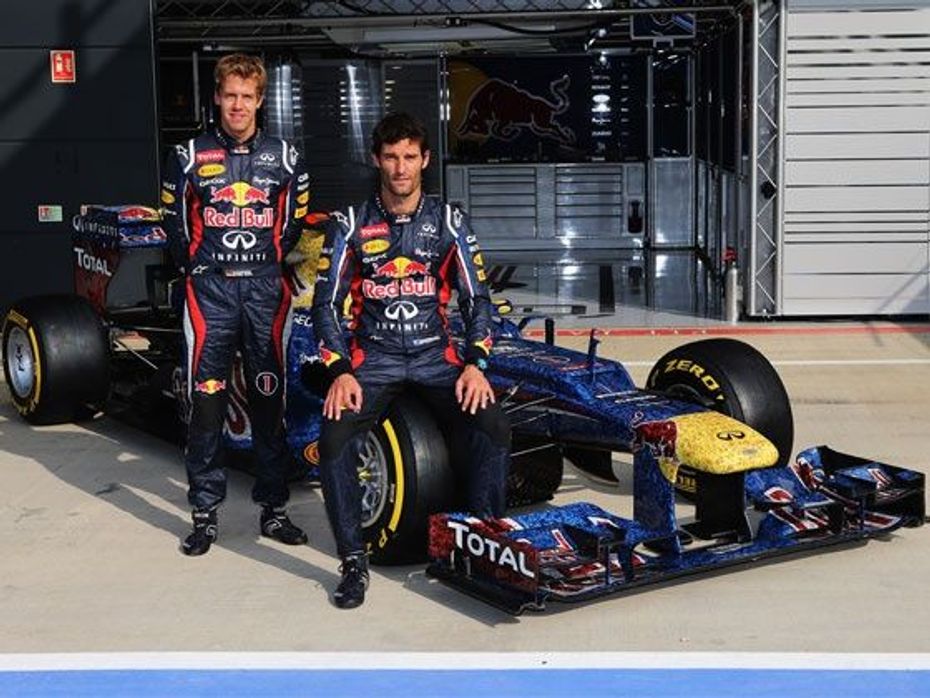 Red Bull RB8 Wings for Life car