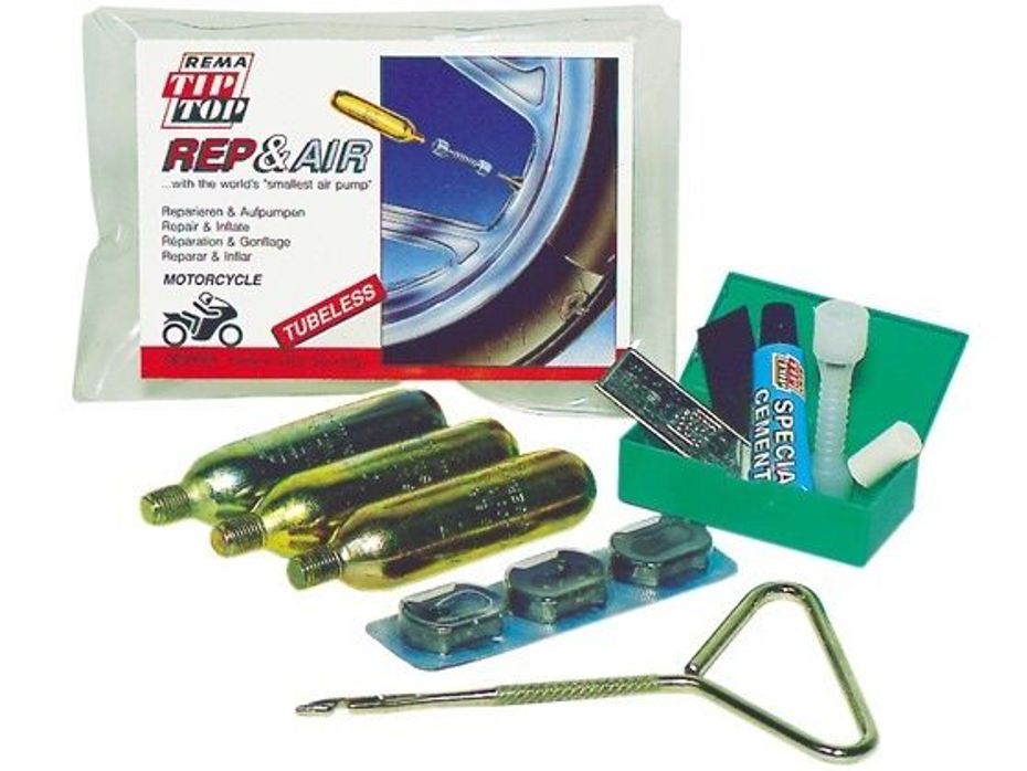 Tubeless puncture repair kit