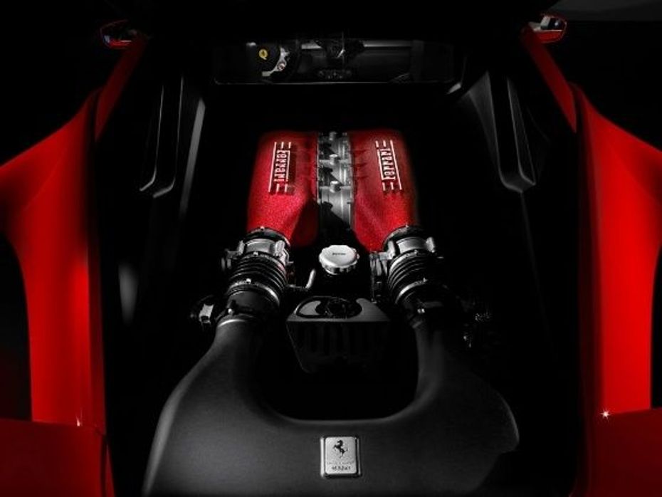 Ferrari 458 Italia V8 engine
