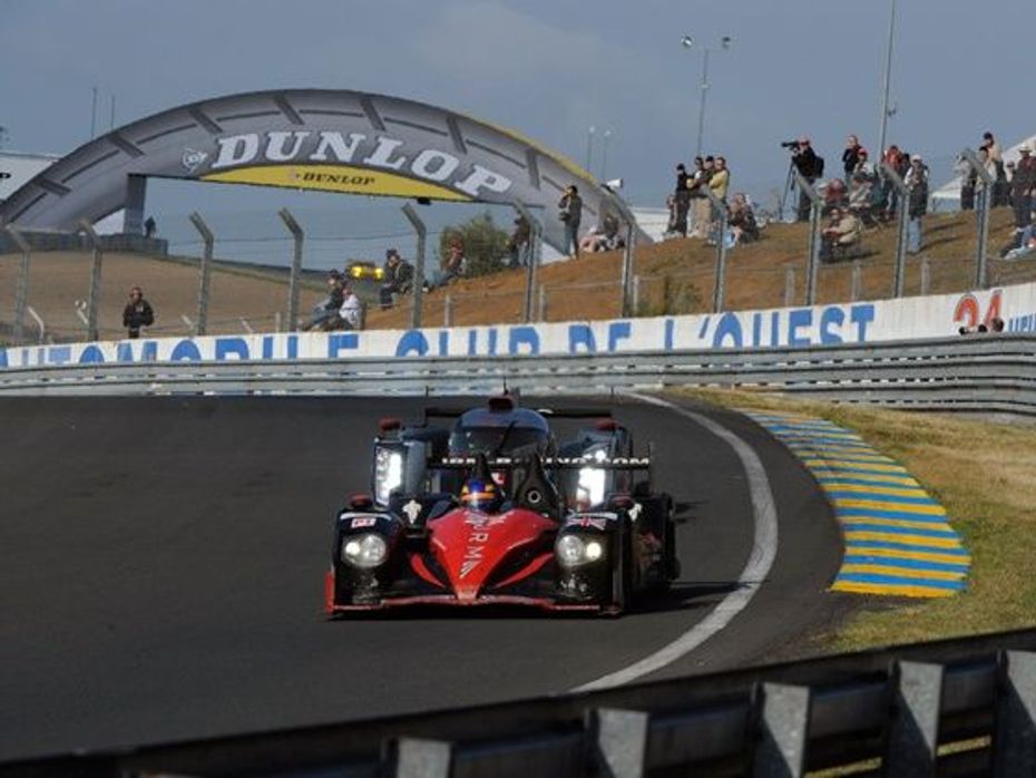 Karun Chandhok driving for the JRM Team at the 24 Hours of Le Mans