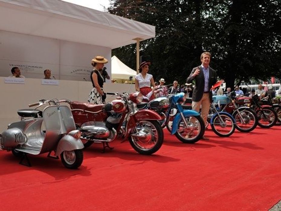 Motorcycles at the 2012 Concorso d Eleganza Villa d Este