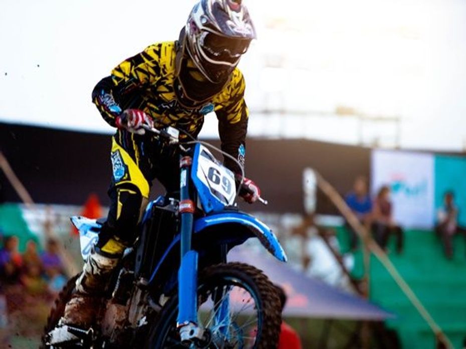 Pune Invitational Supercross in action