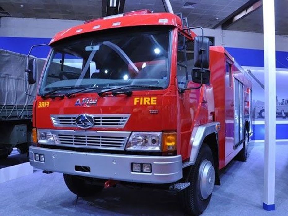 AMW firefighting equipped vehicle