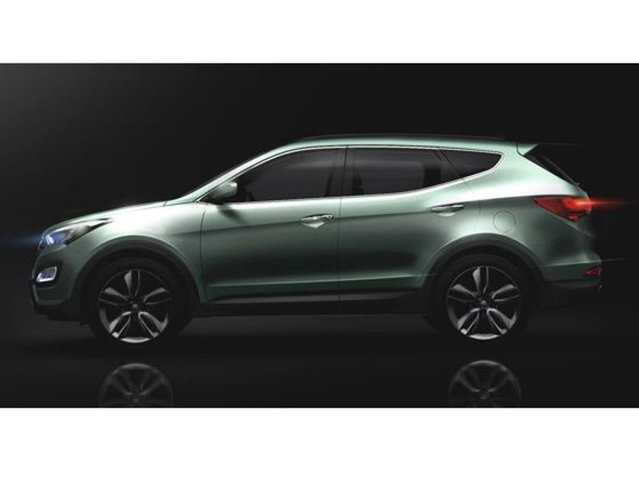 All-new Hyundai Santa Fe Side view