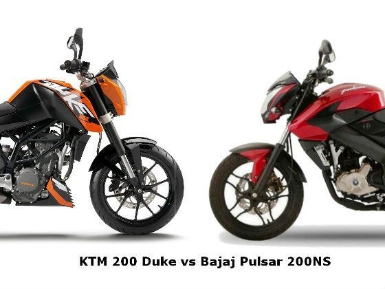 KTM 200 Duke vs Bajaj Pulsar 200NS 