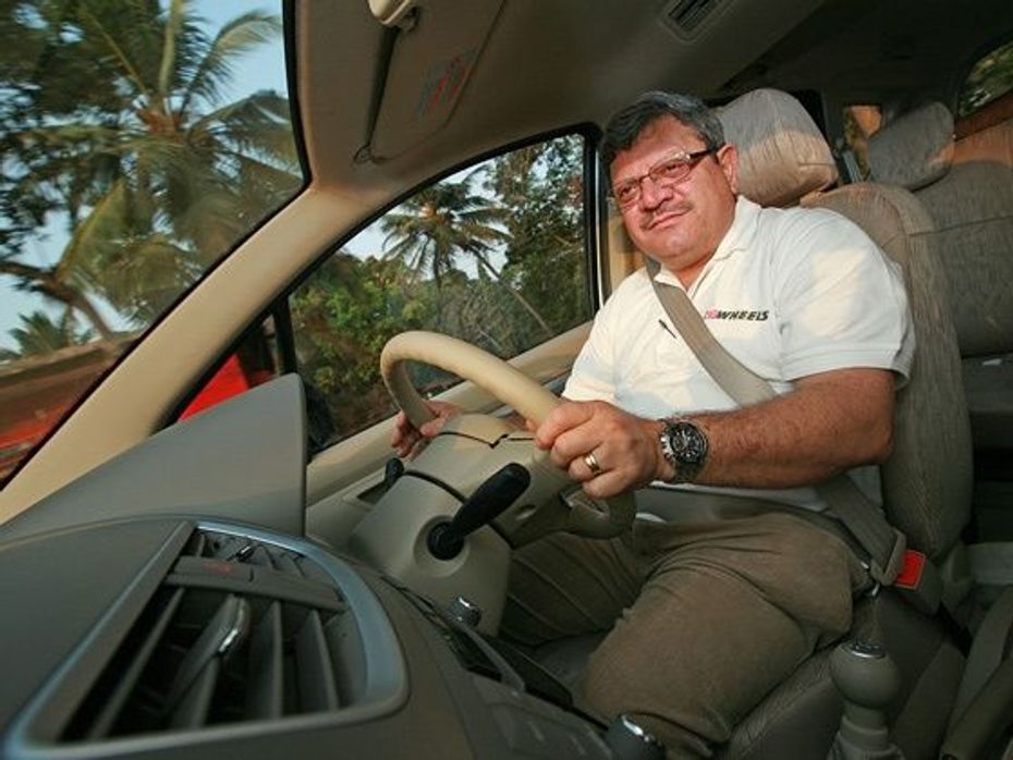 Adil drives the new Maruti Ertiga MPV in Goa