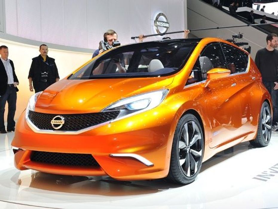 Nissan INVITATION Hatchback on display at the 2012 Geneva Motor Show