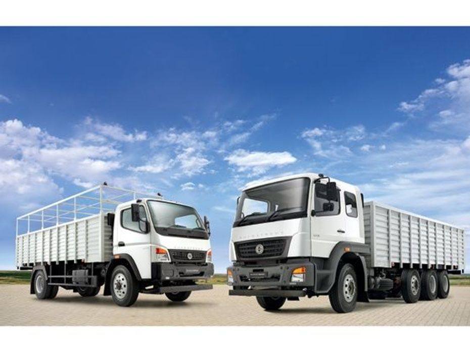 BharatBenz trucks for India