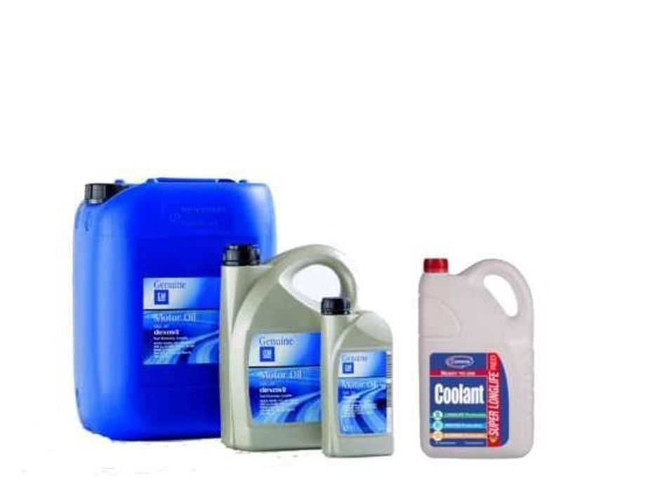 Engine oil and coolant