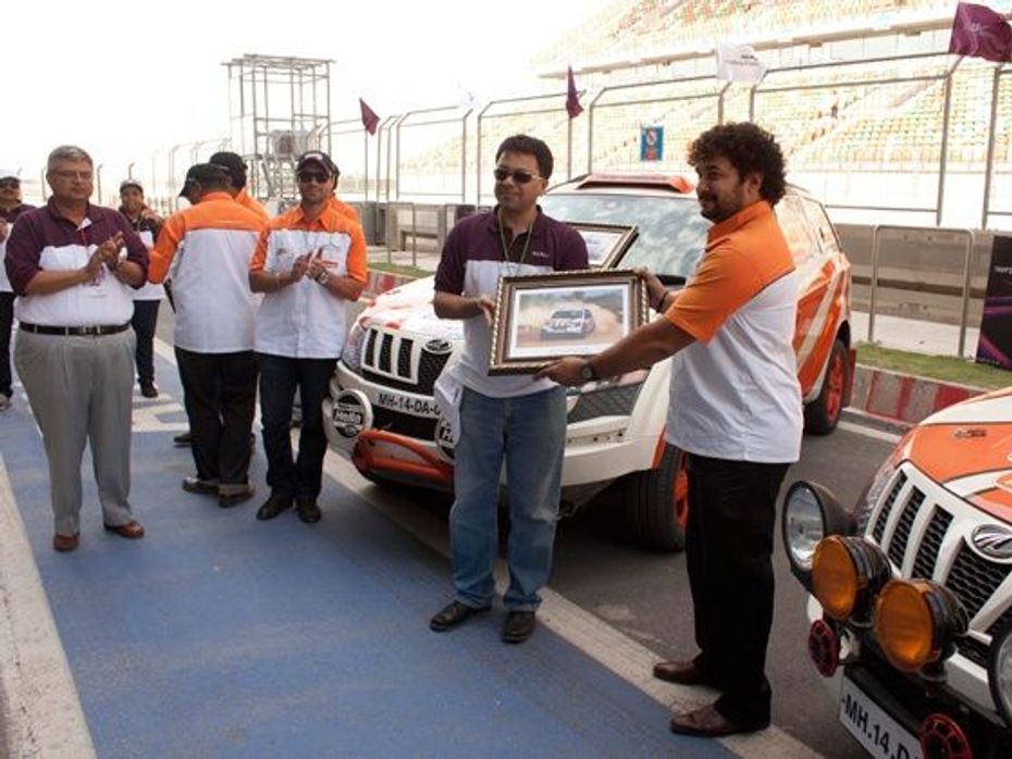 Mahindra XUV500 Track Day Felicitation Ceremony at the Buddh International Circuit