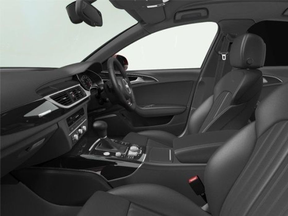 Audi A6 Black Edition interiors
