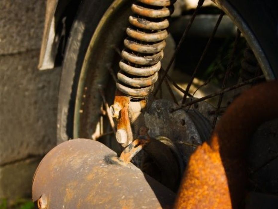 Motorcycle rust treatment