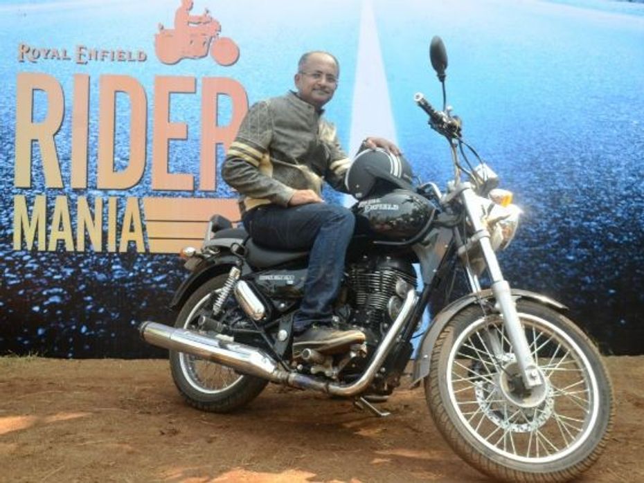 Venki Padmanabhan at Royal Enfield Rider Mania 2012