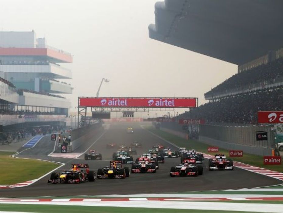 2012 Indian Grand Prix starting grid