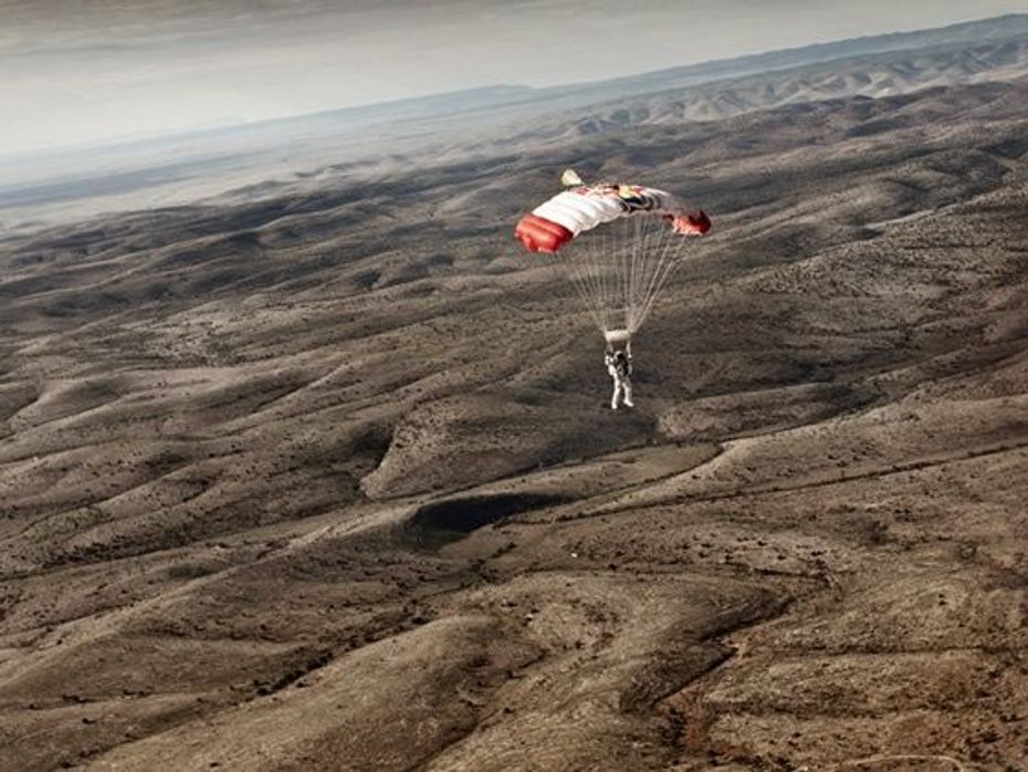 Felix Baumgartner Red Bull Stratos Mission attempt