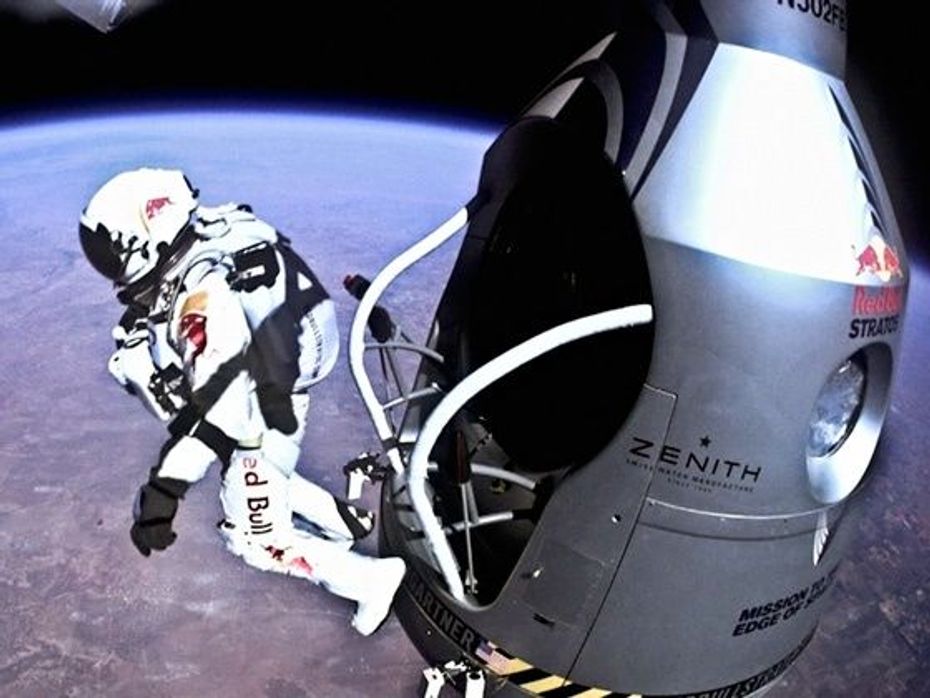 Felix Baumgartner Red Bull Stratos Mission attempt