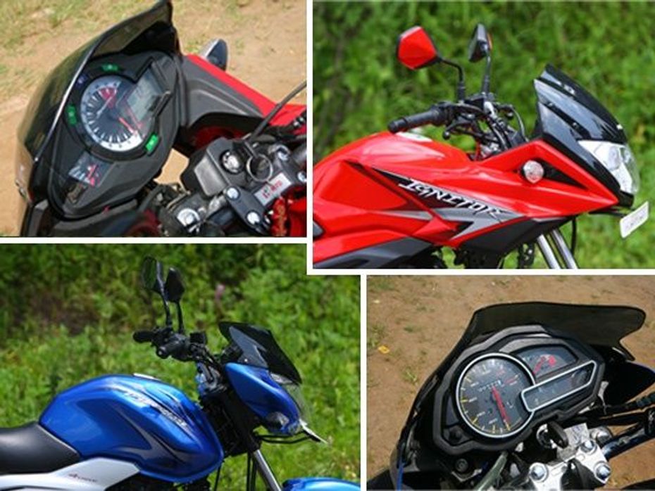 Bajaj Discover 125ST and Hero Ignitor Speedometer and looks