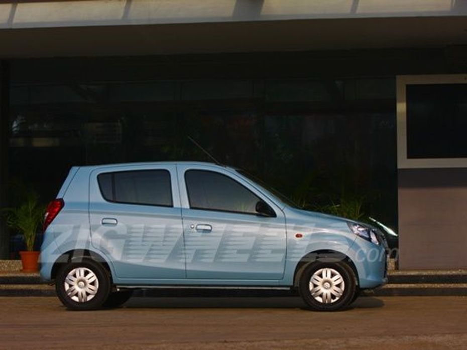 New Maruti Suzuki Alto 800 side profile