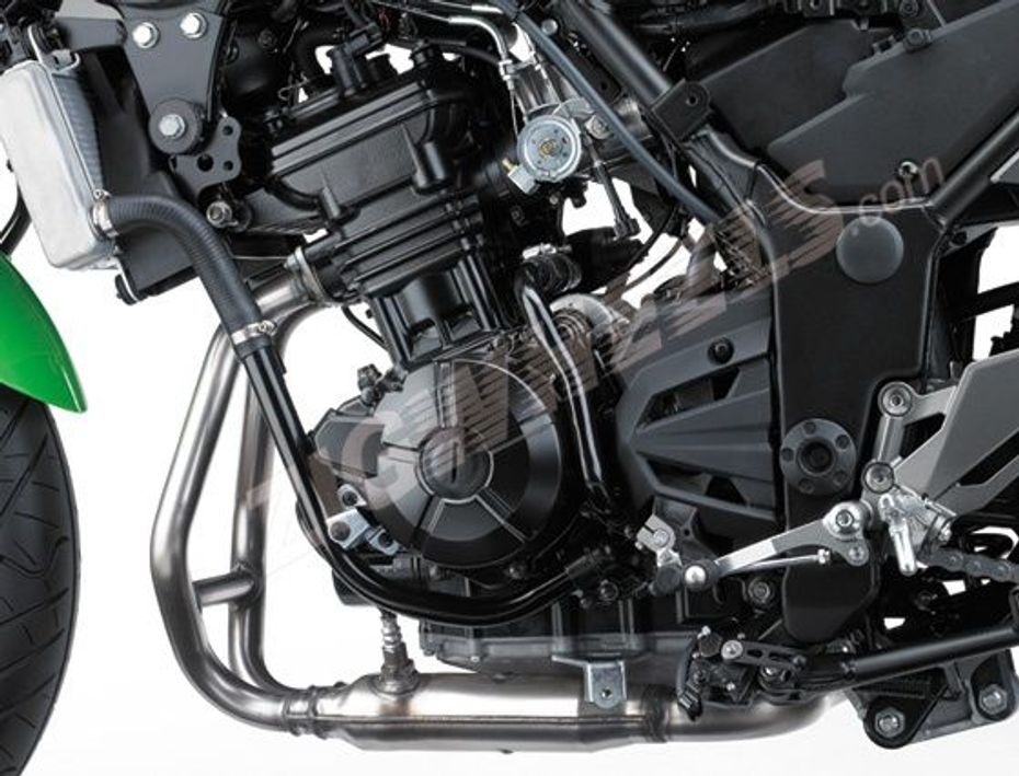 296 cc parallel twin engine