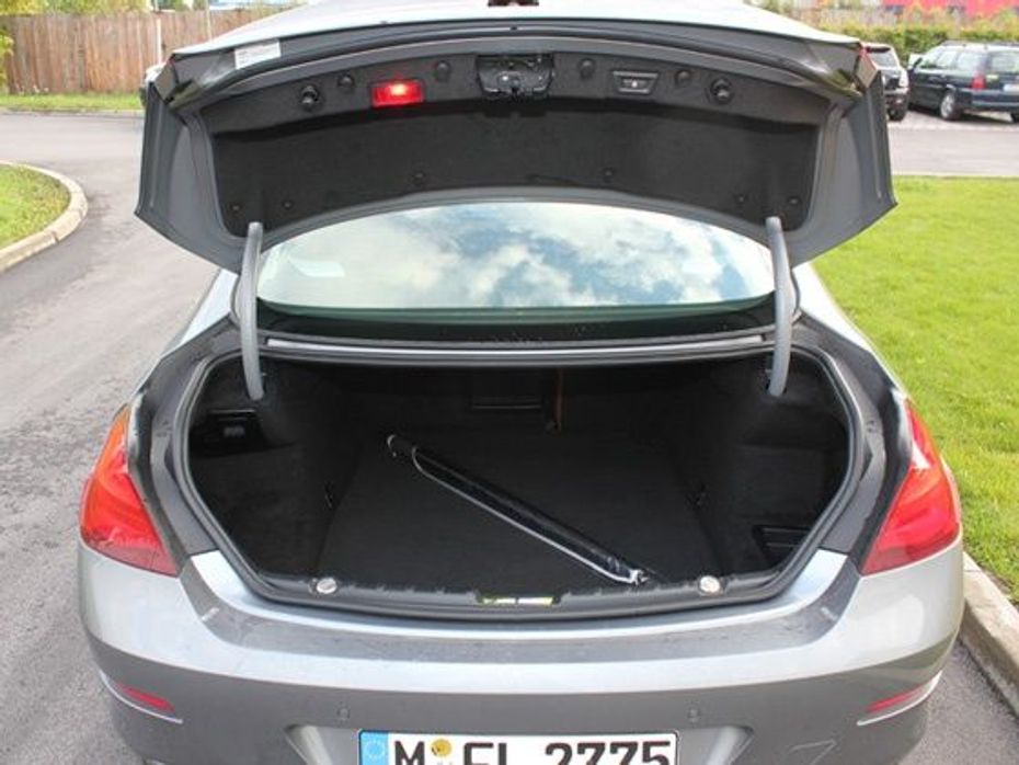BMW 6 Series Gran Coupe boot space