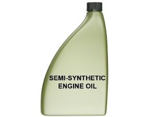 Semi-synthetic engine oil