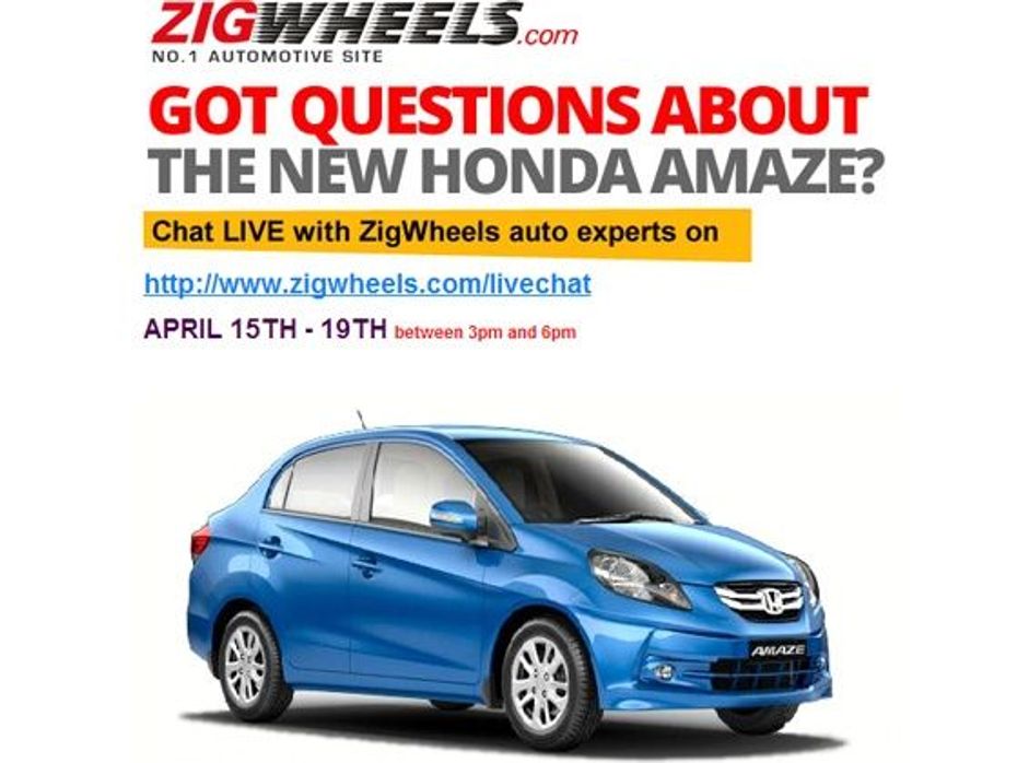 Honda Amaze live chat