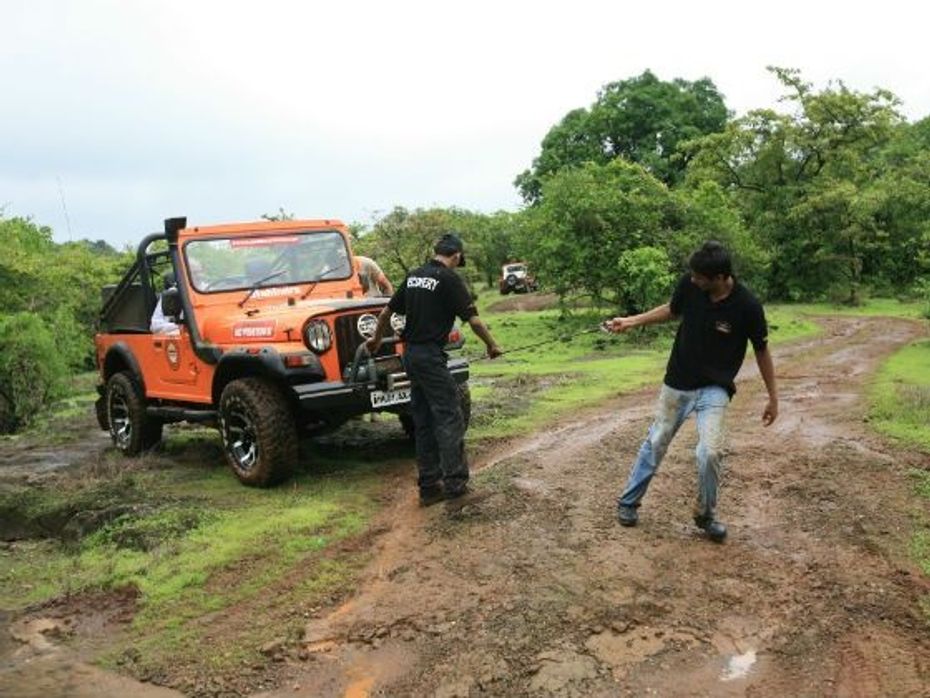 Mahindra Thar off-road experience