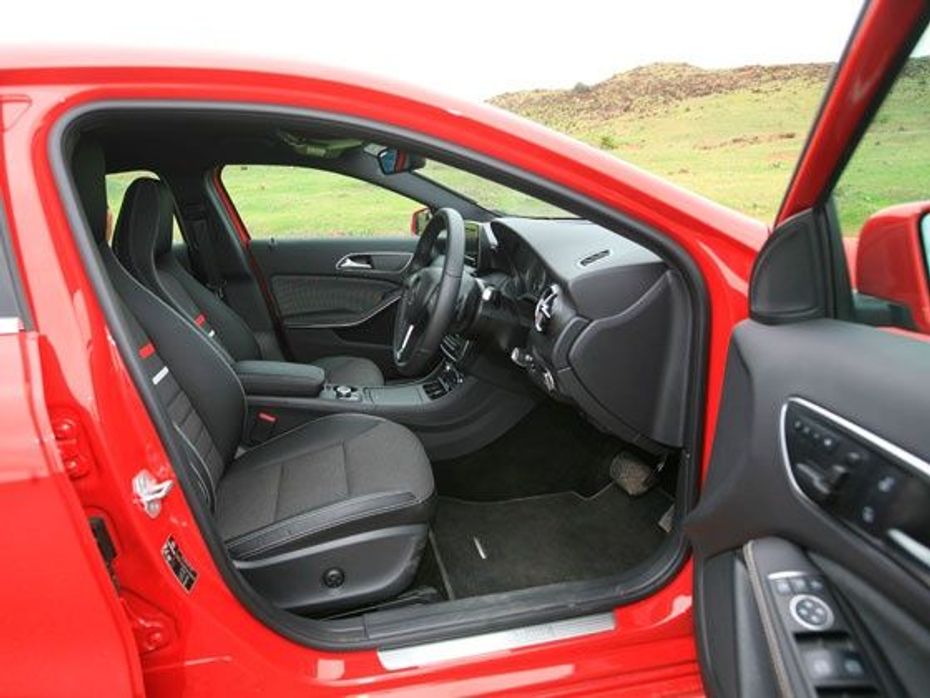 Mercedes A-Class front seating