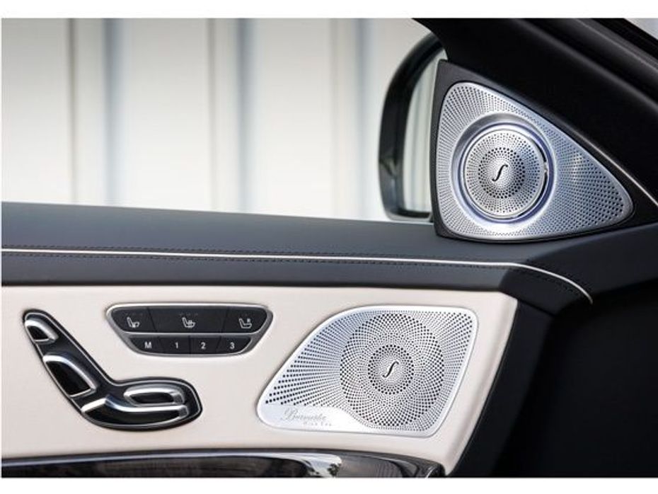 Mercedes-Benz S-Class seat adjustment controls