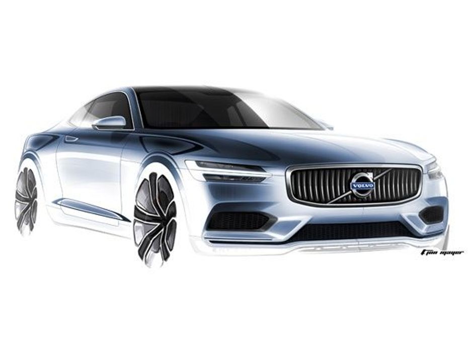Volvo Concept Coupe design sketches