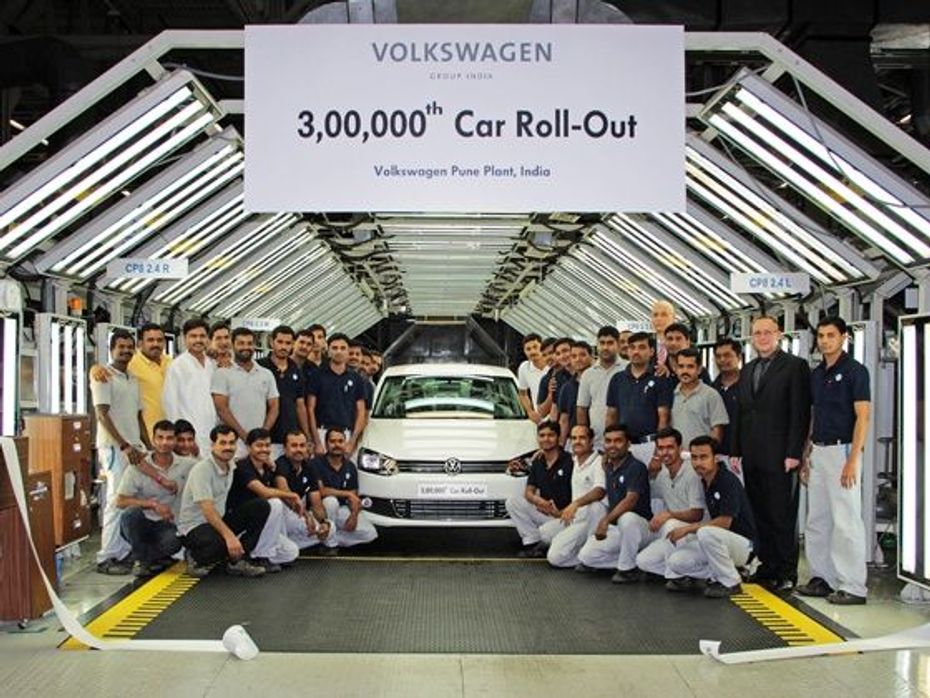 Volkswagen Pune plant 300000 cars