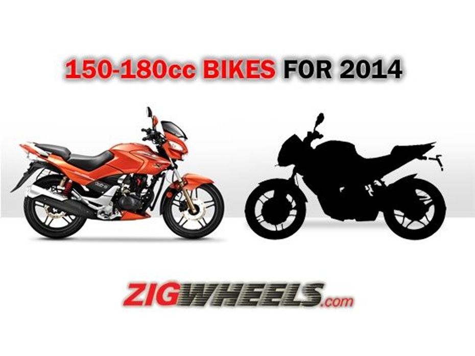 150 to 180cc motorcycles for 2014