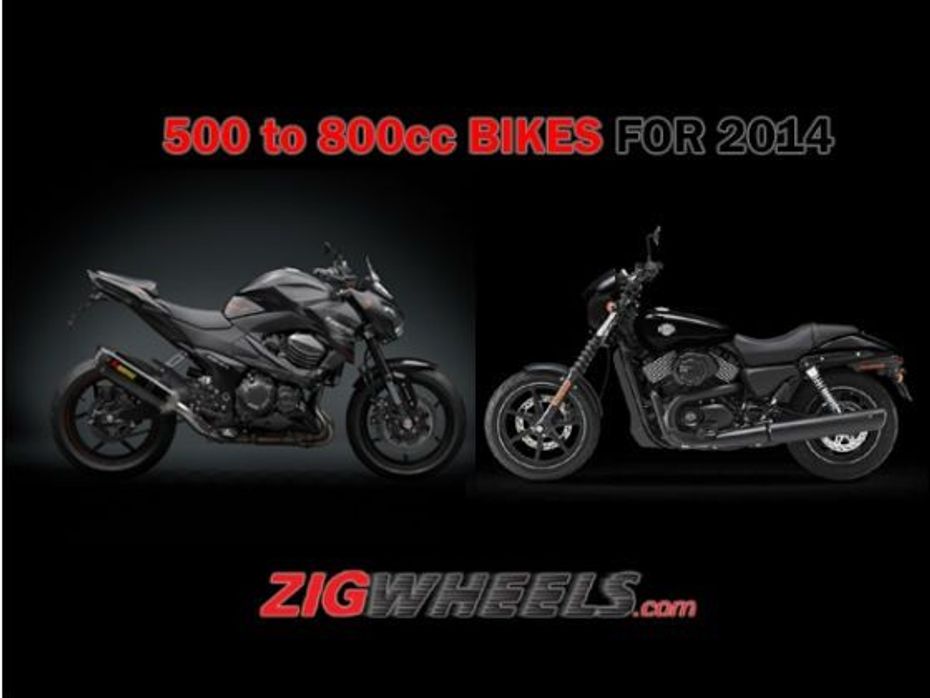 Middleweight Motorcycles for 2014 (500-800cc)