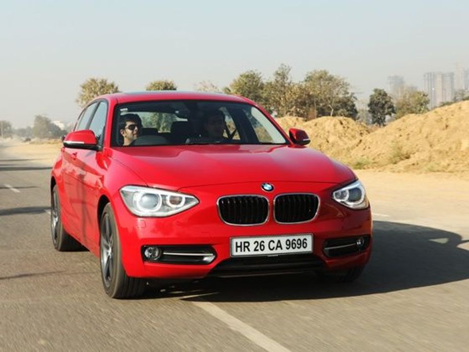 BMW 118d Sport Plus in action