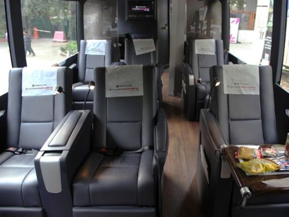 Ashok Leyland Luxura Magical India bus interior