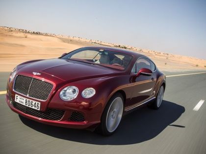 Bentley Continental GT Speed driving