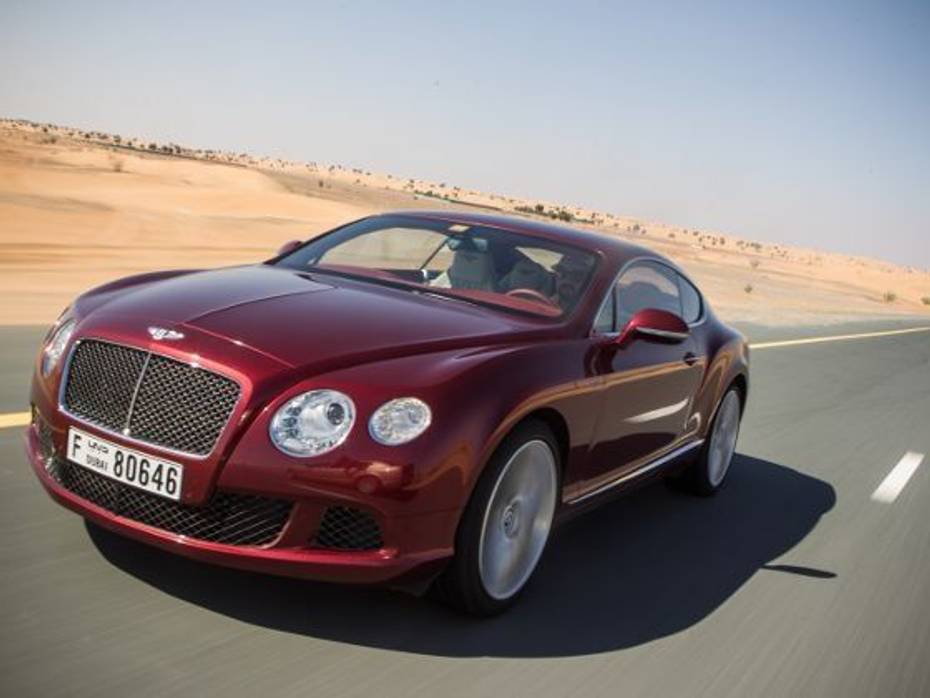 Bentley Continental GT Speed driving Bentley Continental GT Speed driving