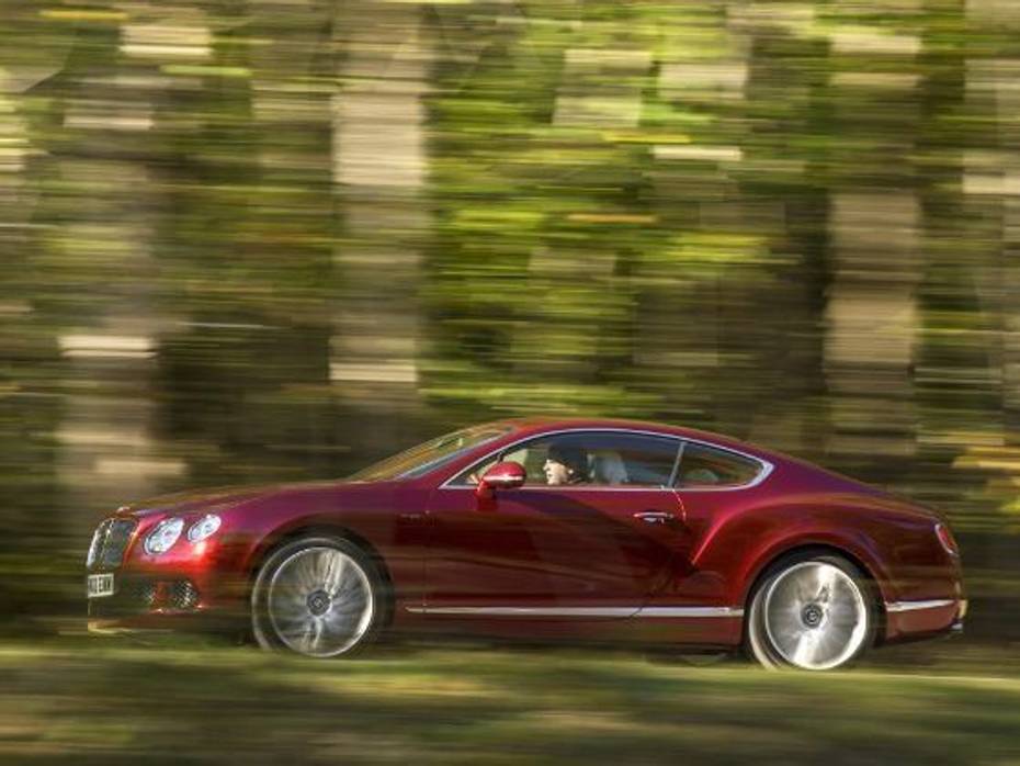 Bentley Continental GT Speed side driving Bentley Continental GT Speed side driving